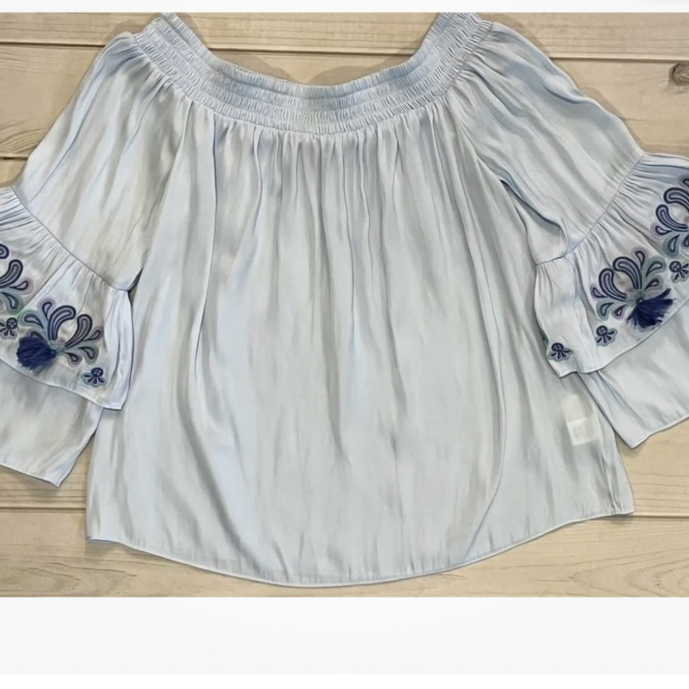 Lilly Pulitzer Tobyn off shoulder top boho top size M